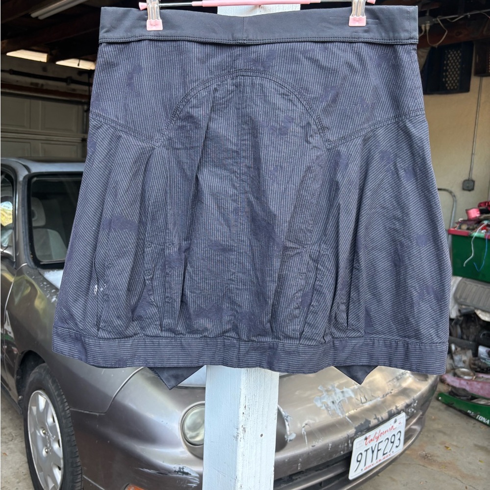 SOLD Marithe Francois Girbaud Gray Mini Skirt - Picture 7 of 11